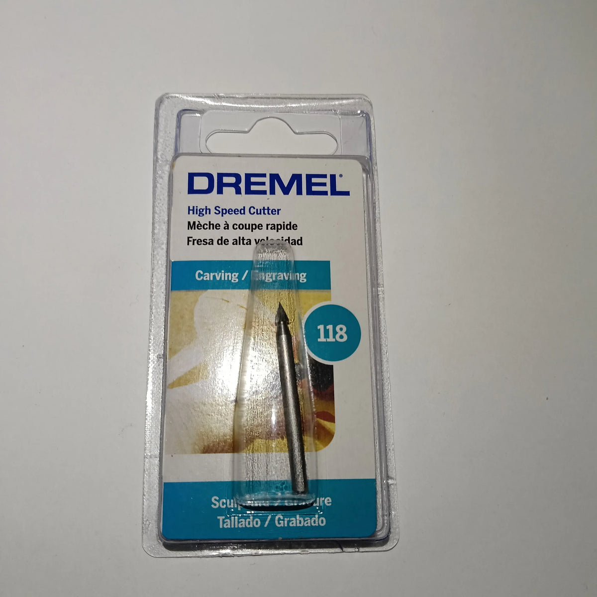 Fresa Alta Velocidad 1/8"-MODELO-118 DREMEL MADERA PLASTICO METAL