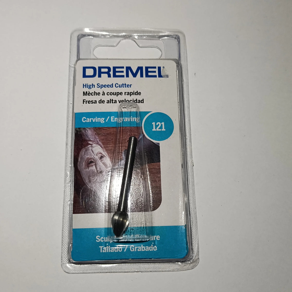 Fresa Alta Velocidad 1/4" Modelo 121 DREMEL MADERA PLASTICO METAL