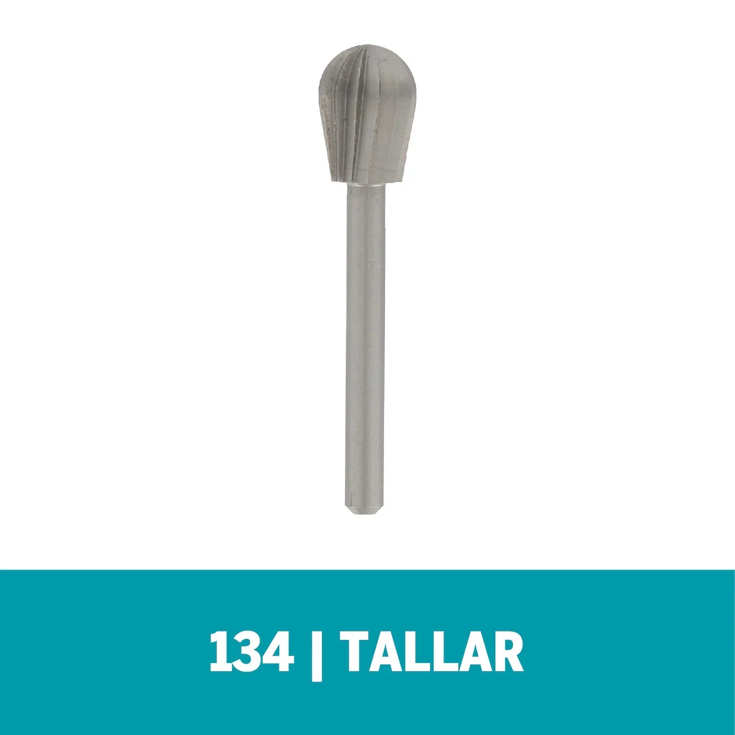 Fresa De Tallado De Punta Oval De 7,9mm Para Madera, Metal, Cuero, Plástico, Goma y Cartón (Modelo 134) Dremel