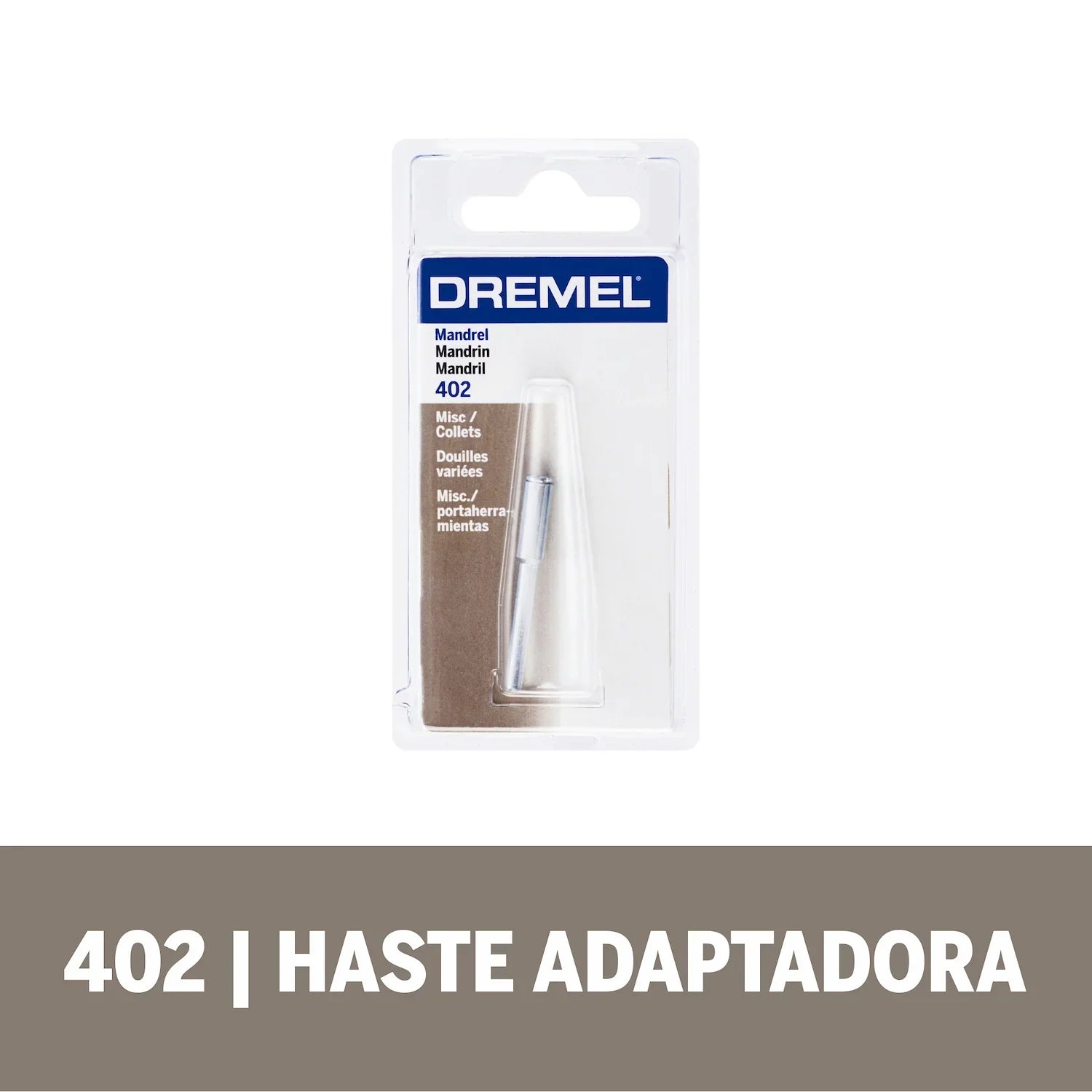 Mandril Vástago Adaptador Para Discos (Modelo 402) Dremel