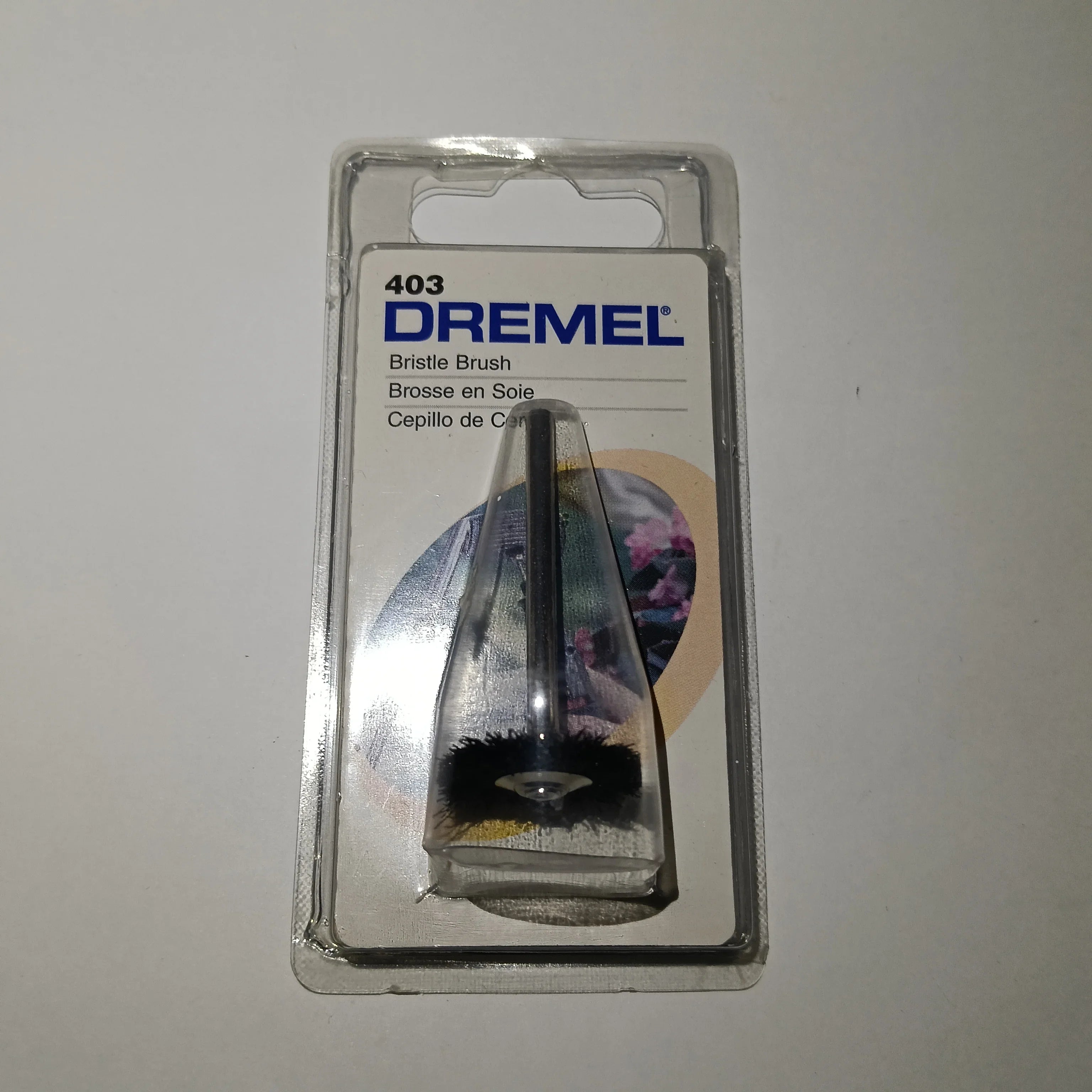 Cepillo De Cerdas 3/4"LIMPIEZA, Pulido PLATA-METALES Modelo 403 Obsoleto CARDA DREMEL