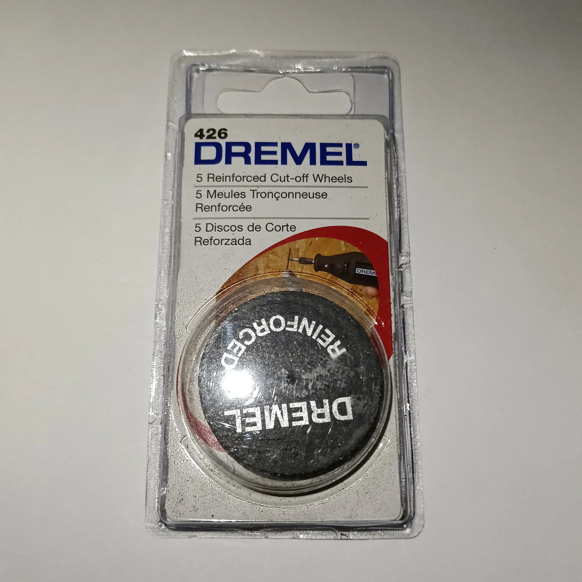 Rueda Corte Reforzada 5 PZC/FIBRA Vidrio 1-1/4" MODELO-426 DISCOS DE CORTE DREMEL