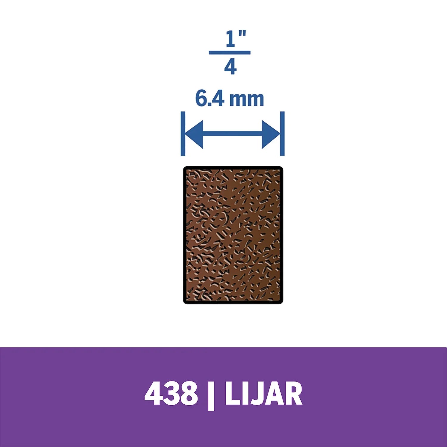 Tubo De Lija De 6,4mm De Grano Medio Para Madera, Fibra De Vidrio, Plástico y Goma (Modelo 438) Dremel