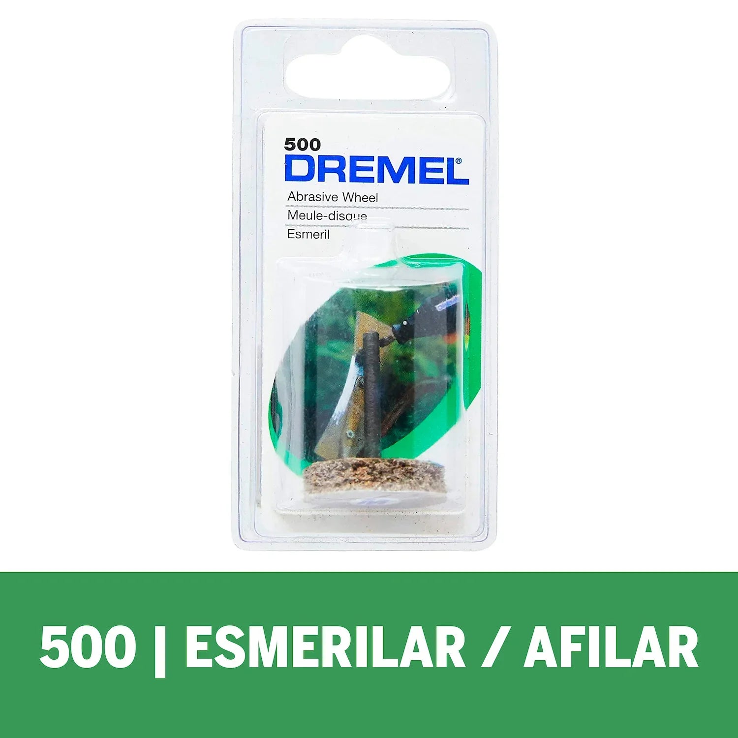 Disco Abrasivo Industrial De 25,4mm Para Perfilar, Desbarbar, Limpiar En Metal, Piezas Fundidas, Juntas Soldadas, Remaches y Oxidación (Modelo 500) Dremel