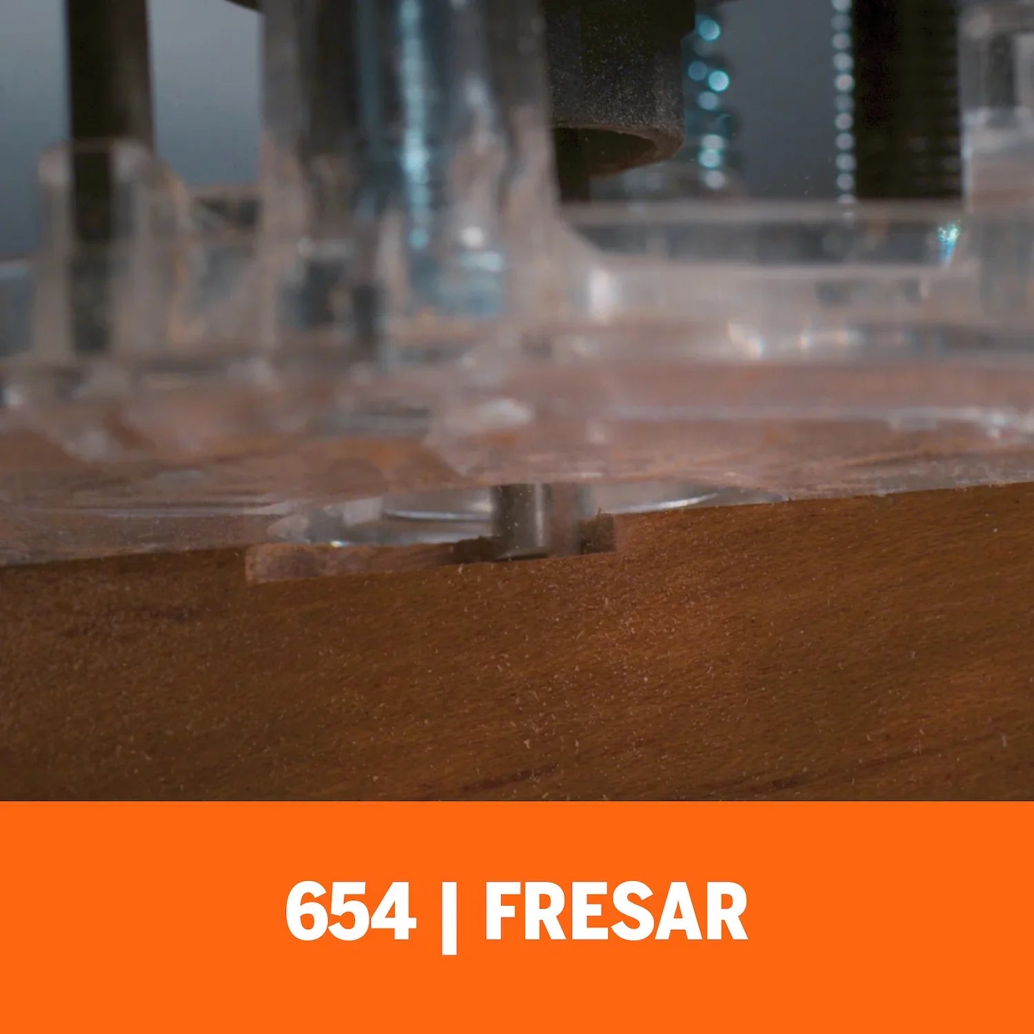 Fresa Recta De 6,4mm Para Madera Para Acoples De Fresadora (Modelo 654) Dremel