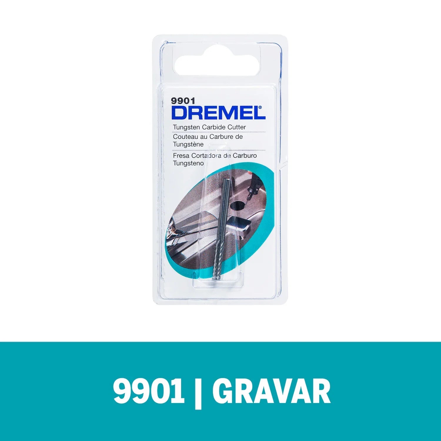 Fresa De Tallado De Punta Cuadrada De 3,2mm Para Perfilar, Alisar O Eliminar Elementos De Acero, Hierro Fundido, Metal, Cobre, Estaño, Aluminio, Cerámica, Piedra, Plástico y Madera Dura (Modelo 9901) Dremel