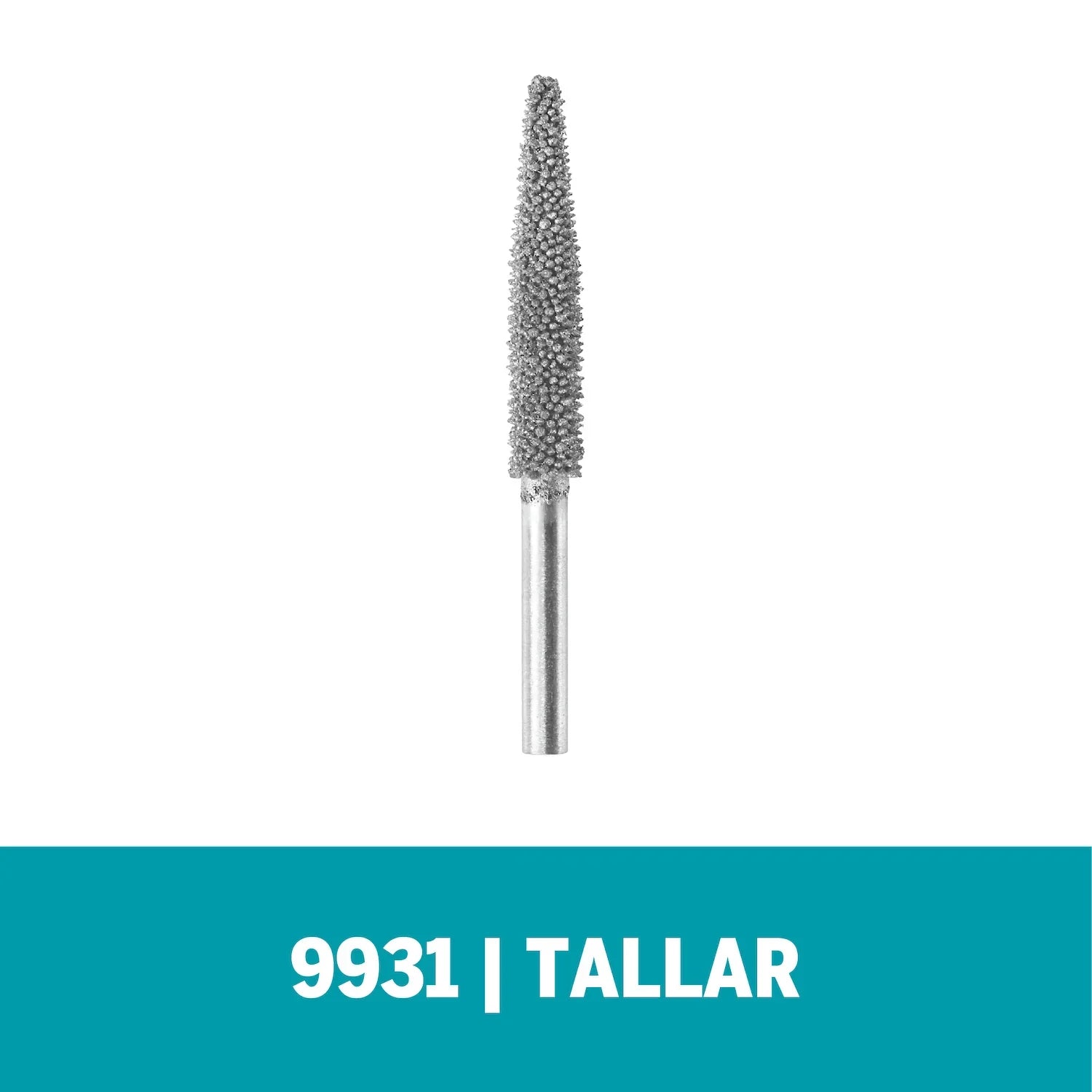 Fresa Dentada De Tallado De Punta Delgada De 6,4mm Para Quitar Más Material Como Fibra De Vidrio, Madera, Plástico, Epoxi, Caucho, Laminado, Tablero De Aglomerado y Cerámica (Modelo 9931) Dremel