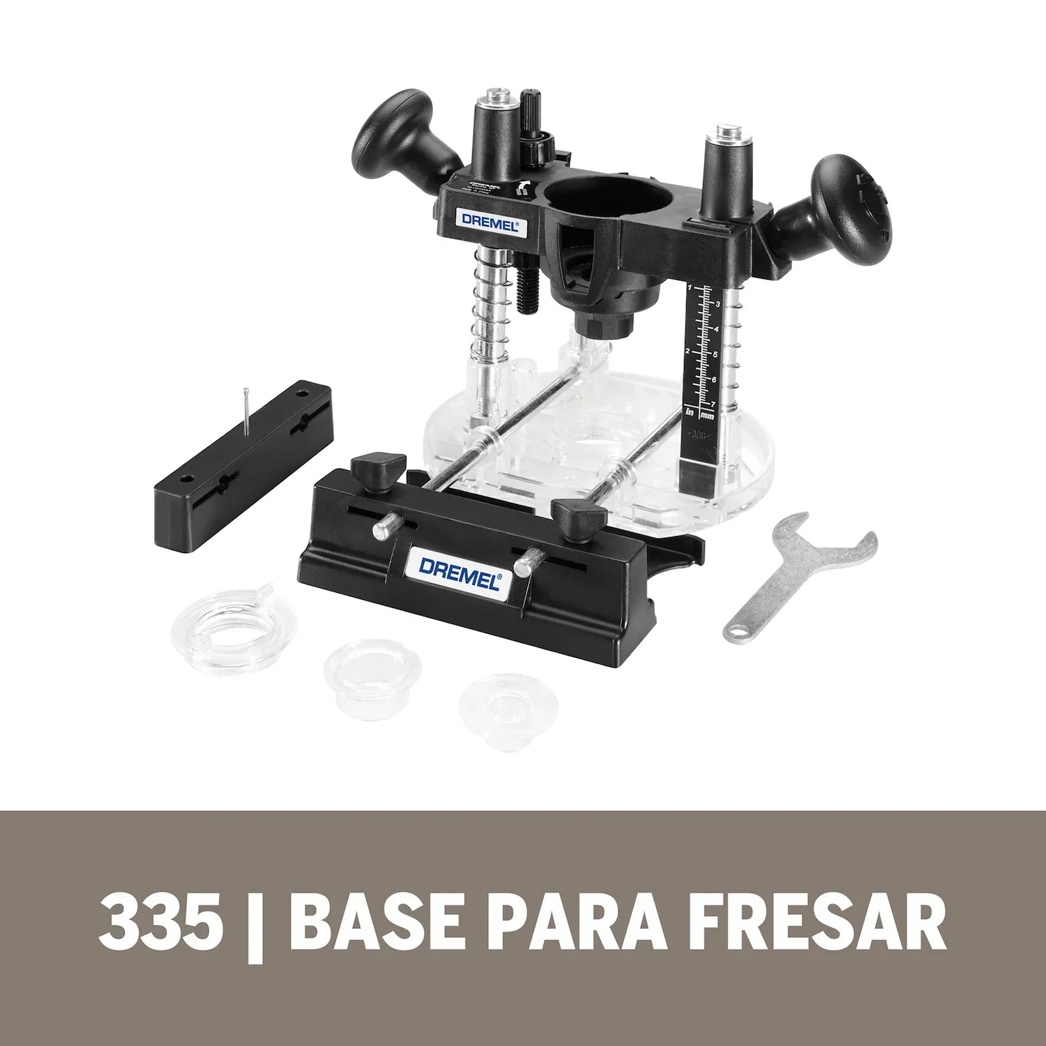 Acople De Mototool Base Fresadora/Router (Modelo 335) Dremel