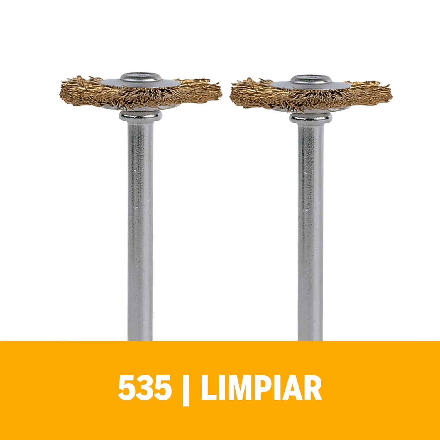 Cepillo De Latón De 19,1mm Para Limpieza Sin Rayar Oro, Bronce, Cobre o Latón (Modelo 535) Dremel