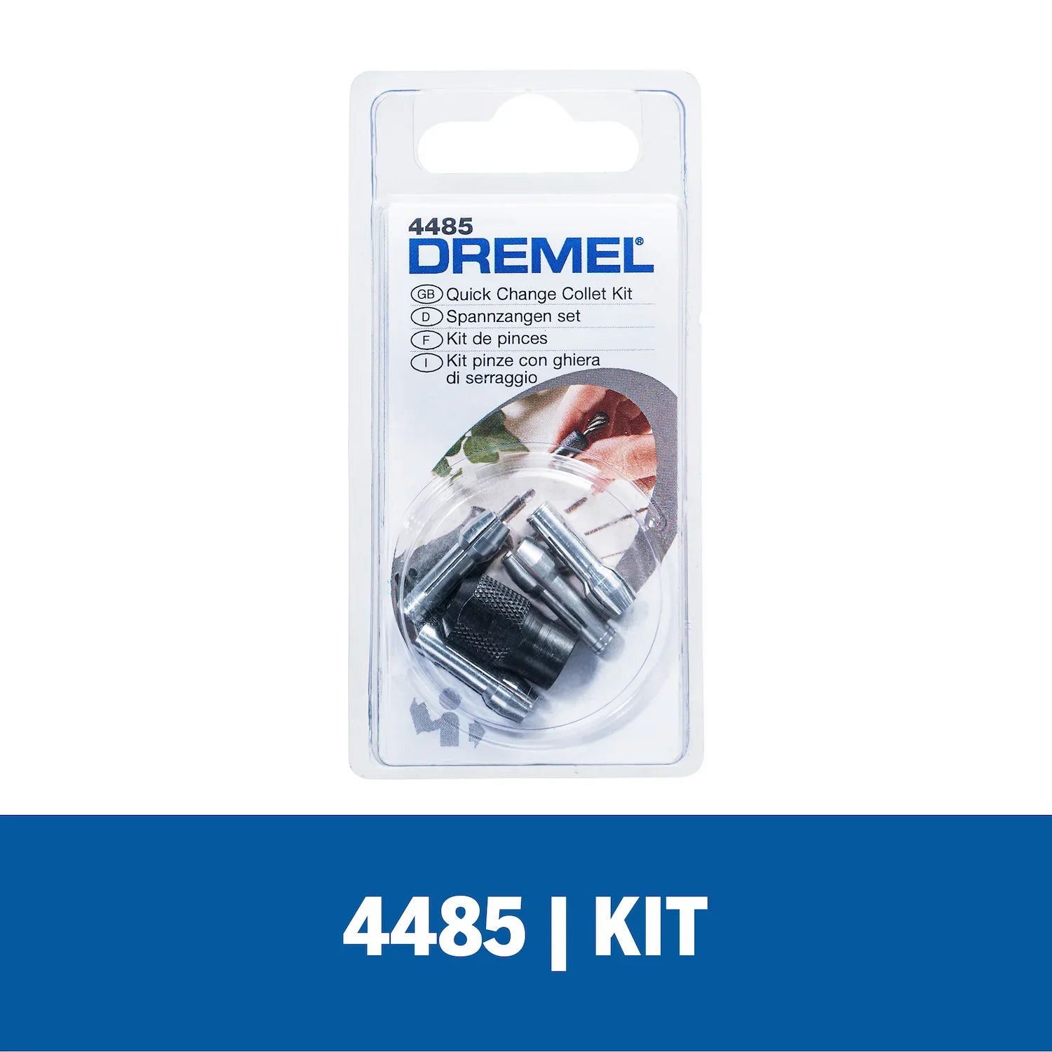 Set/Kit De Mandril y Boquillas Para Mototools 5 Piezas (Modelo 4485) Dremel