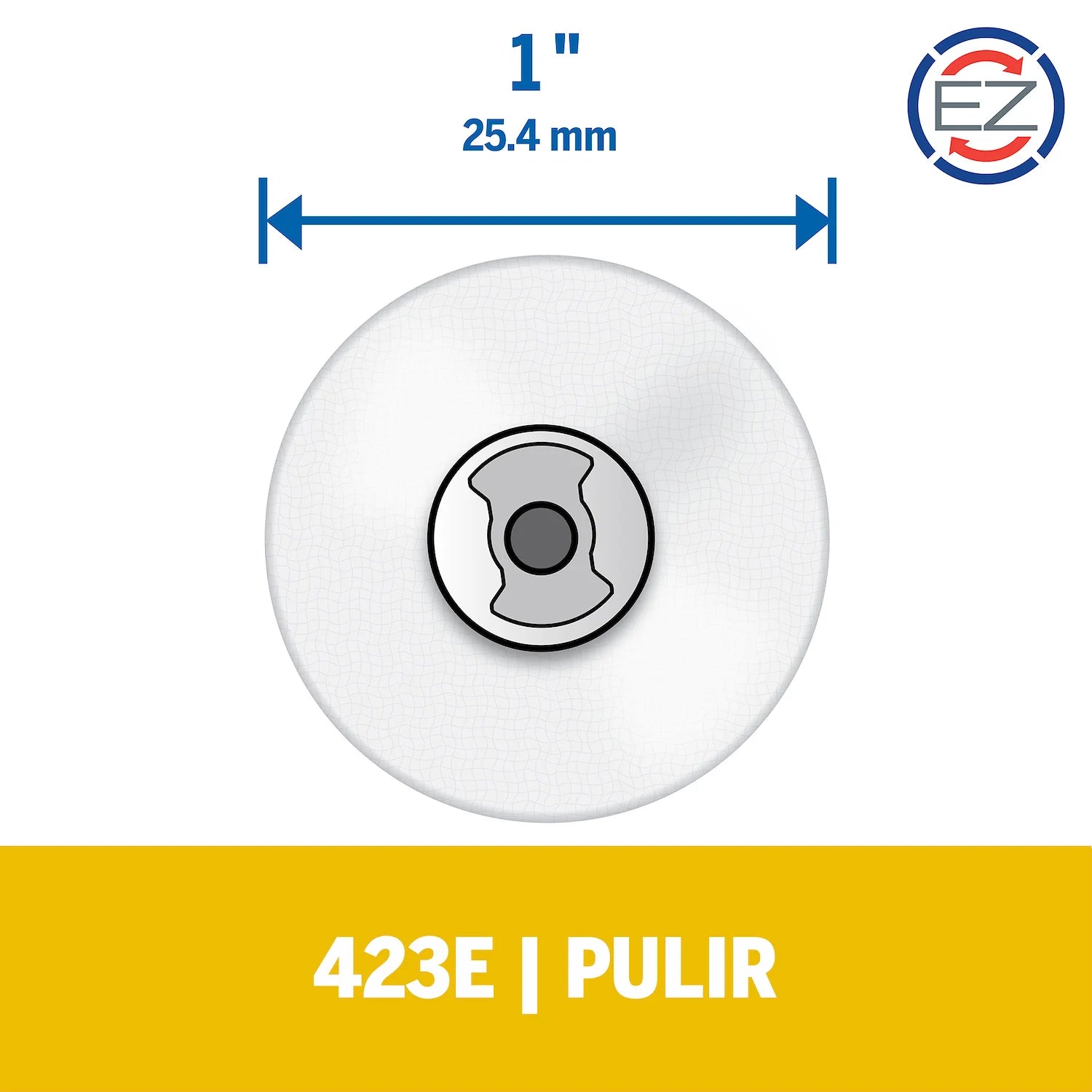 Disco De Fieltro Para Pulir De 25,4mm EZ Lock