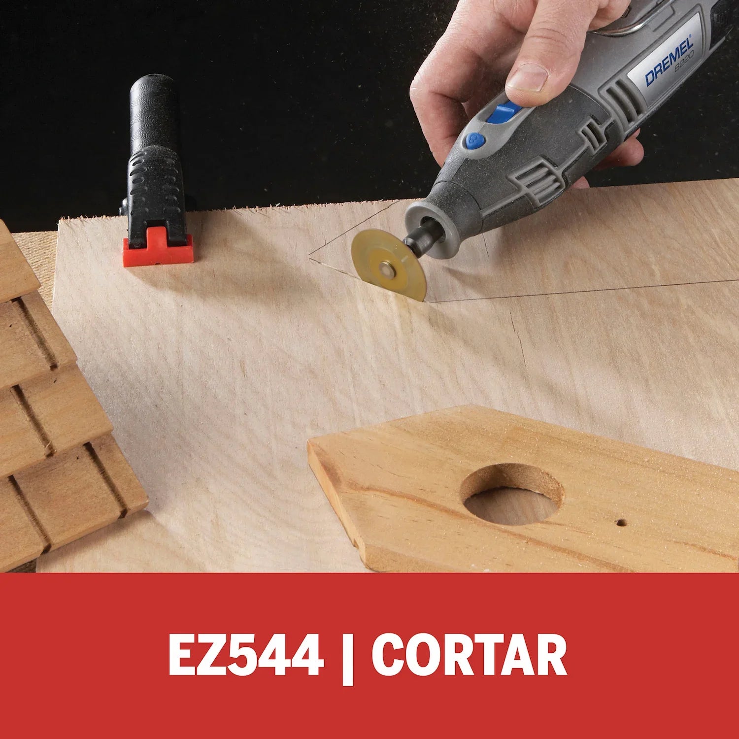 Disco De Corte/Perfilado De 38,1mm Para Madera Sistema EZ Lock Cambio Rápido (Modelo EZ544) Dremel