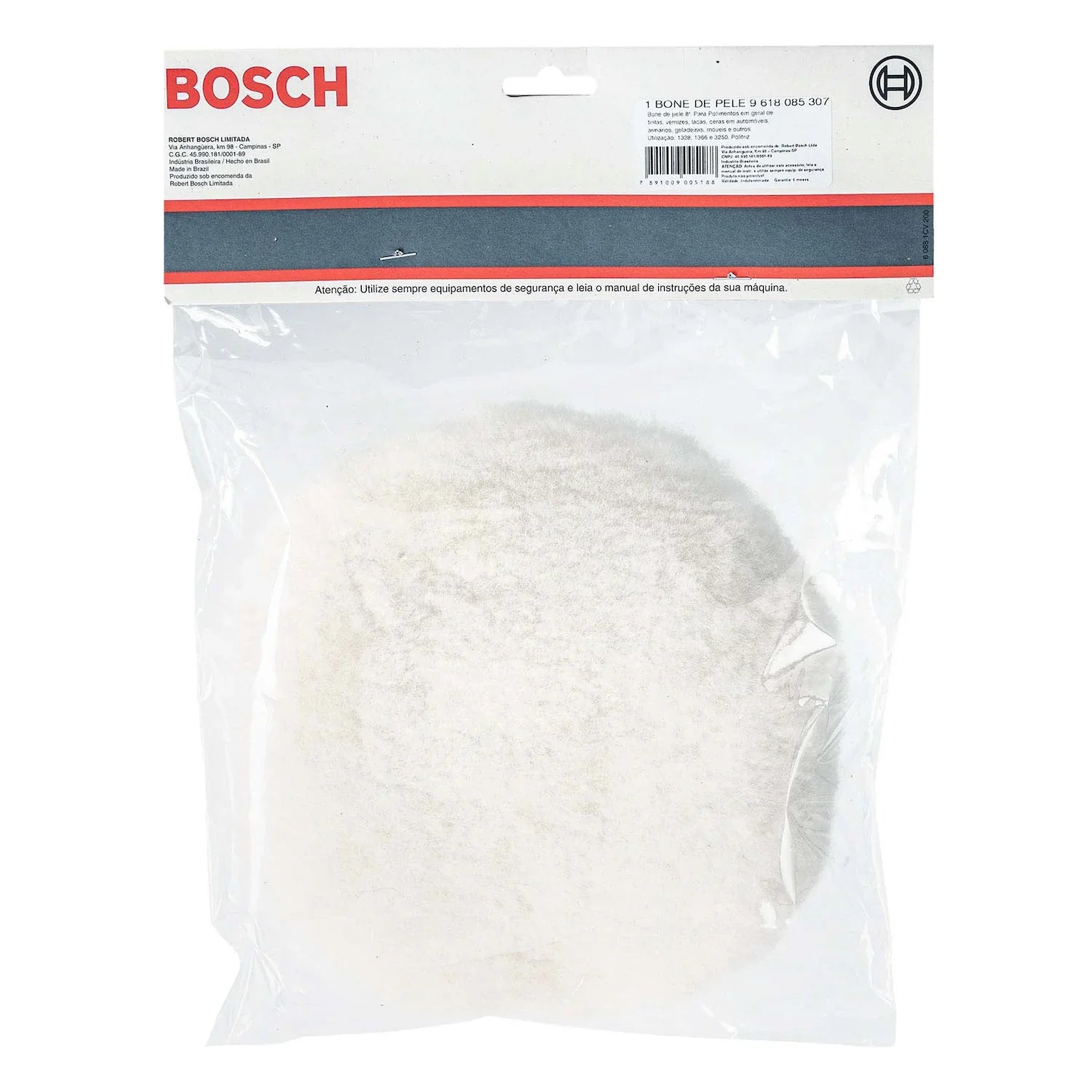 Bonete autoadhesivo para pulido Bosch 160mm