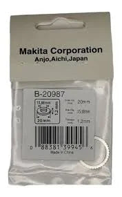Anillo Reductor P/SIERRA Circular 20MM X 15.88MM X 1.2M