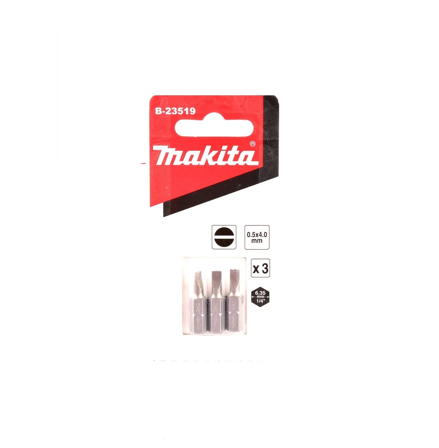 Punta Plana 0.5X4.0 X25 MM3 (PZAS)